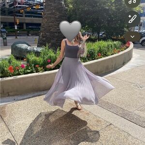 Wilfred Medium Grey Twirl Skirt